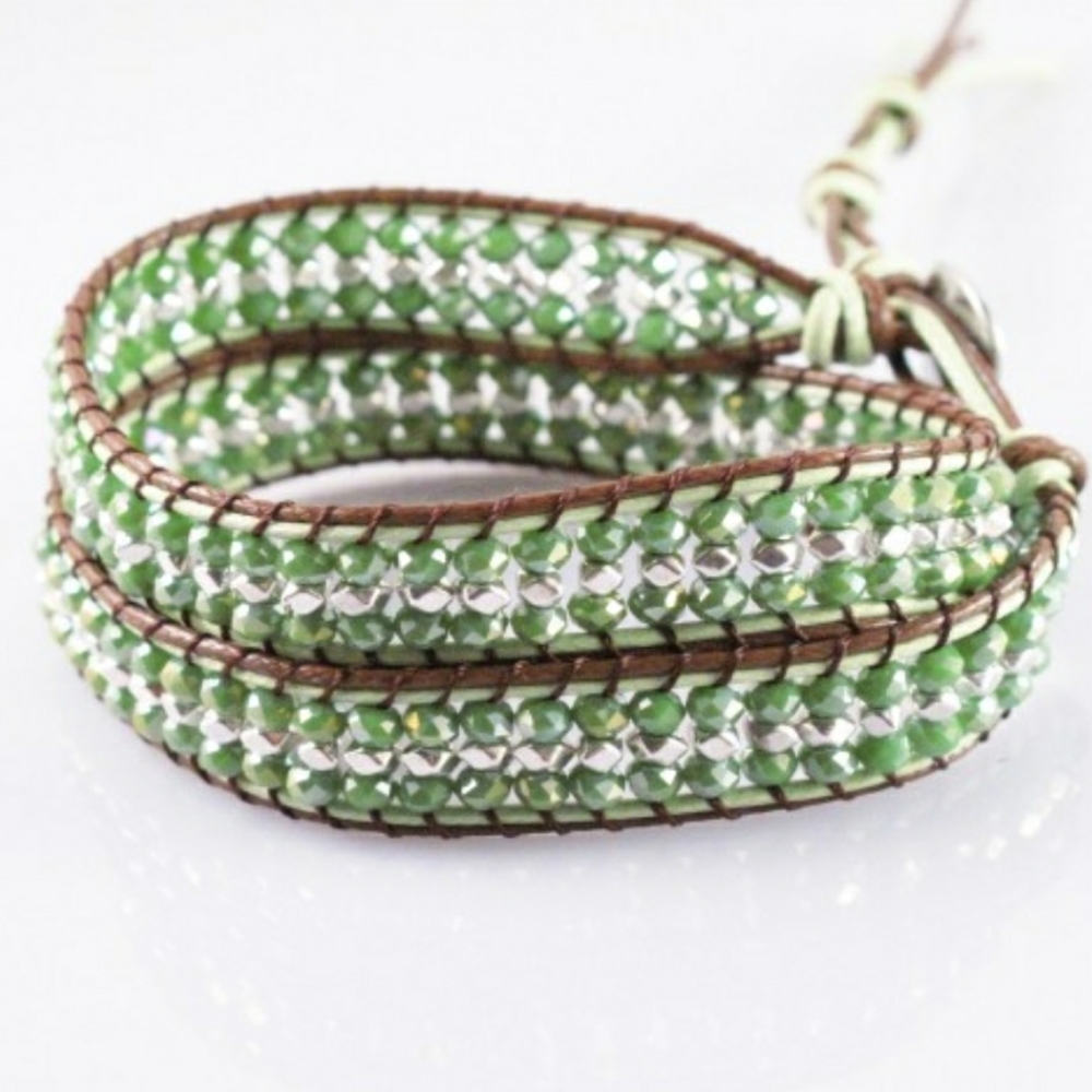 NEW Handmade Katie Soleil 2 Wrap Bracelet Choker